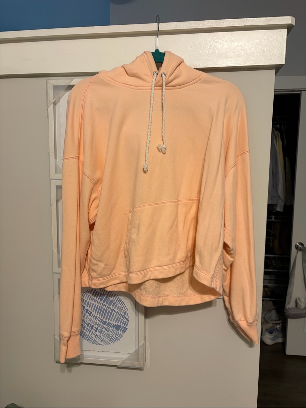 Abercrombie & Fitch Peach Pullover Hoodie (Sunday set)